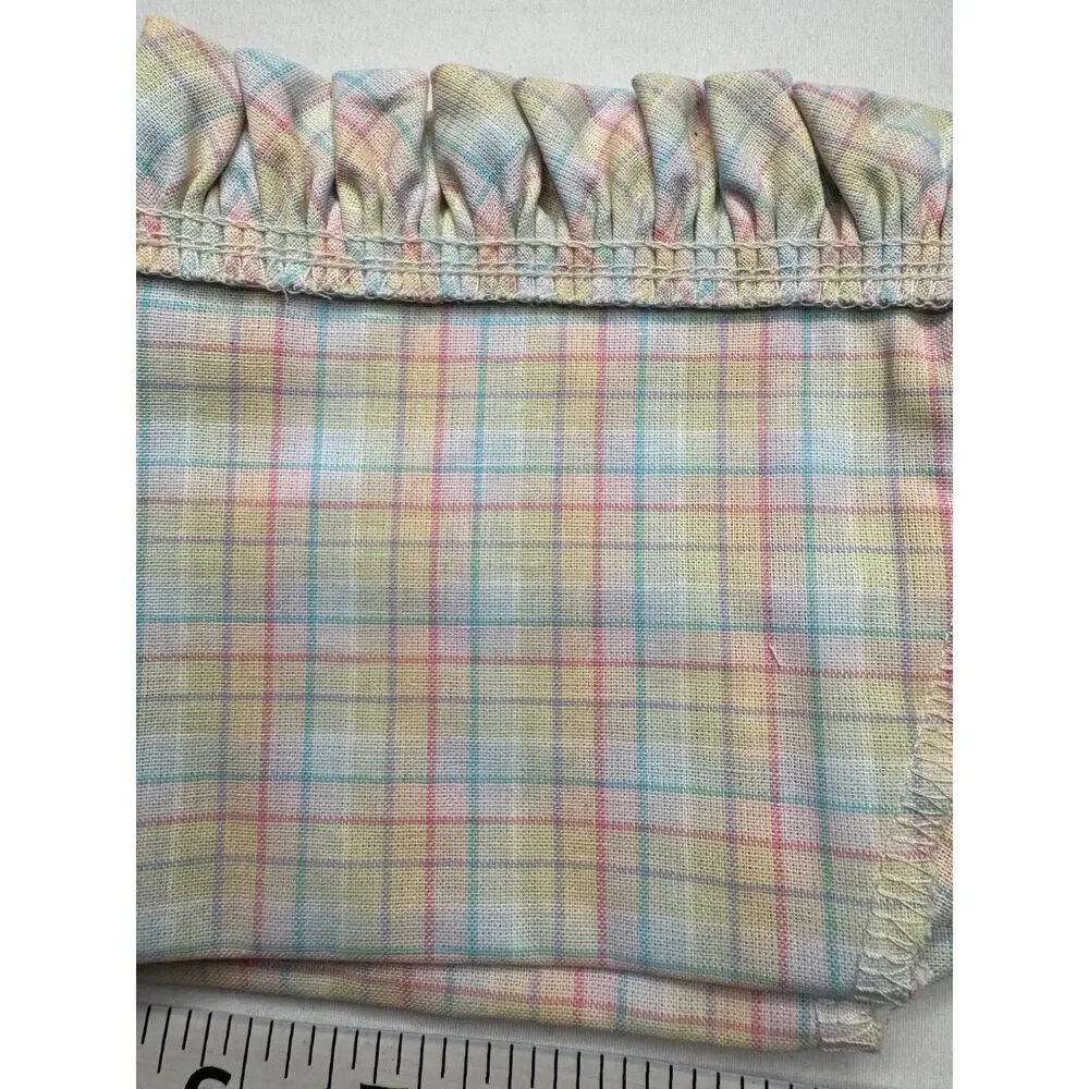 Longaberger Fabric Basket Liner 2005 Easter - Easter Plaid #23061235 NEW